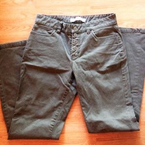 Vintage Retro Tommy Hilfiger women's green retro khaki pants jeans 90s‎ y2k